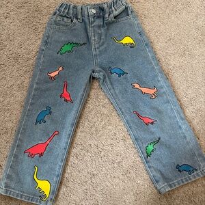 Girls 5T dinosaur jeans